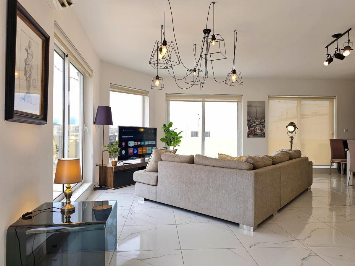 Апартаменты Mive Luxury Sea View Penthouse Gzira Экстерьер фото
