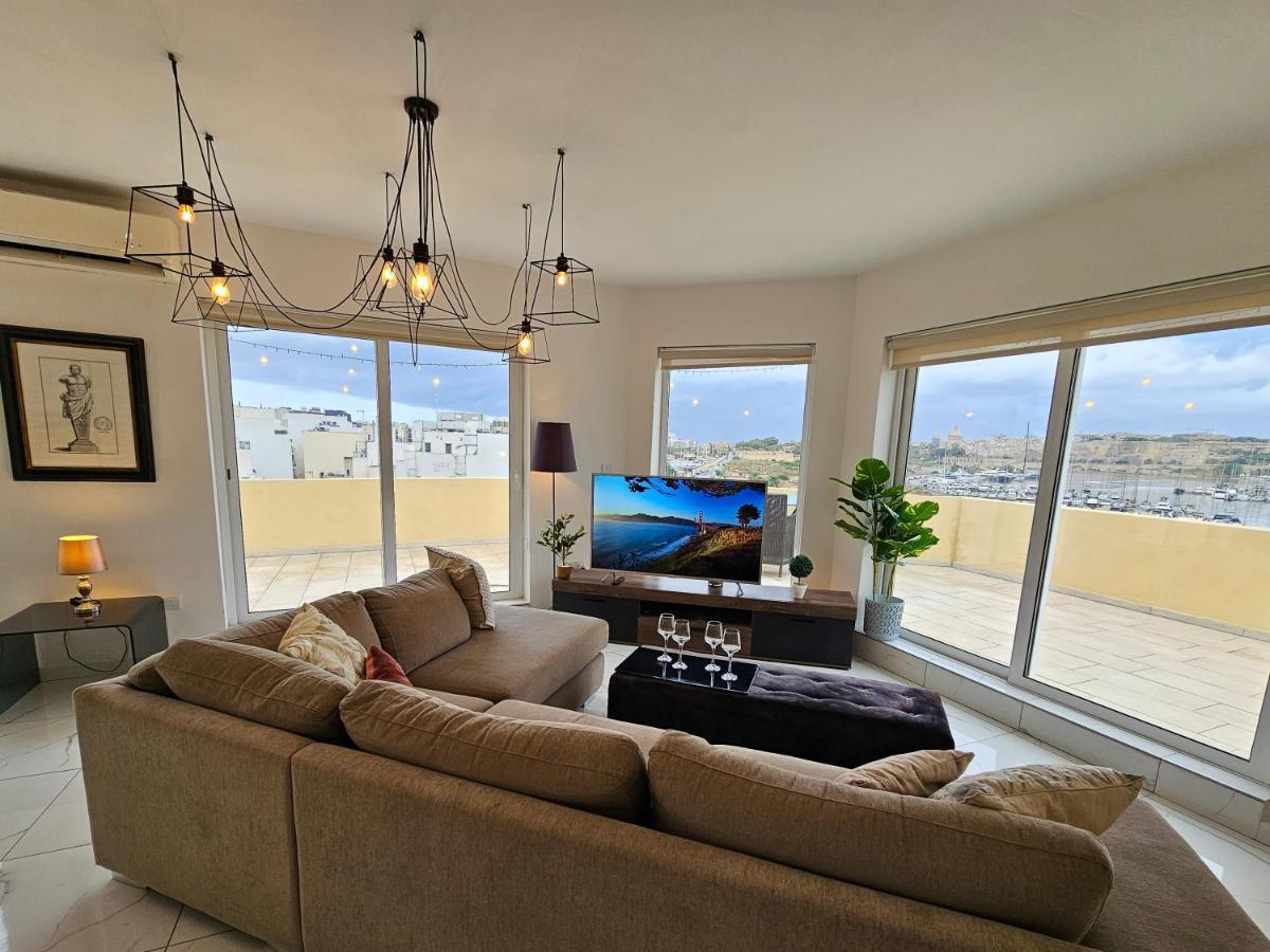 Апартаменты Mive Luxury Sea View Penthouse Gzira Экстерьер фото